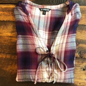 Express tie up flannel